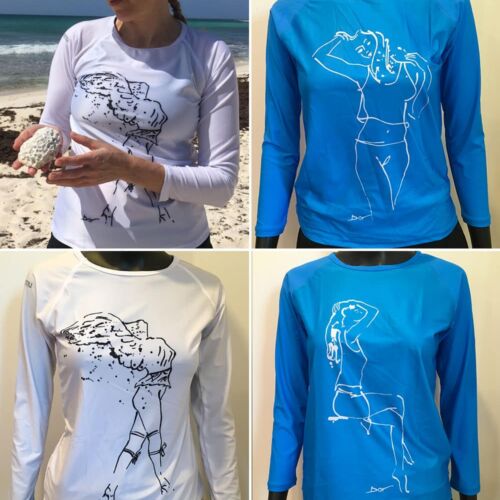 sun protective art swim shirts