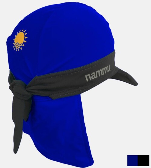 Nammu Blue with Pull Back Visor - Nammu Swimming Hats