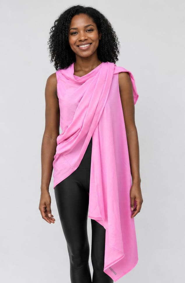 multi use sun wrap pink