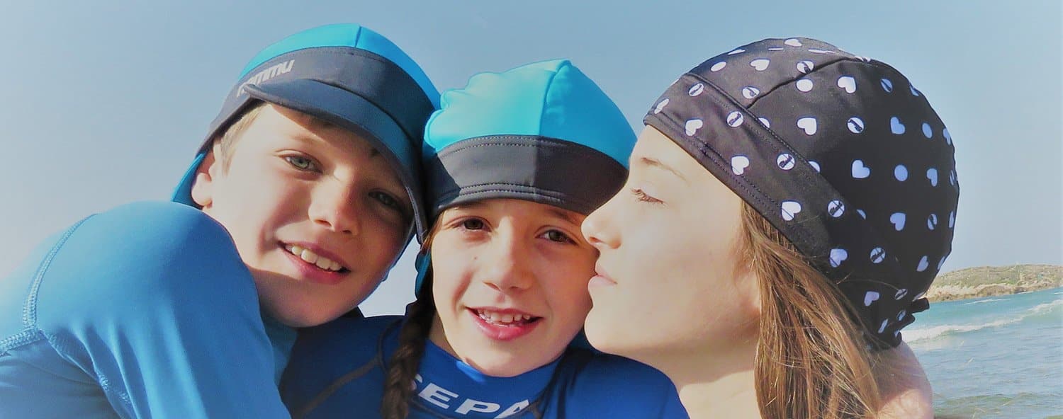 about nammu sun protective swim hat