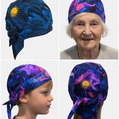 Nammu Classic print swim hats in all available patterns