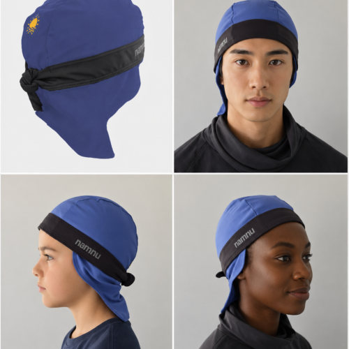 nammu sun protective swim hats snoorkling hats with ear flap