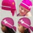 pink n' bow nammu sun protective swim hats