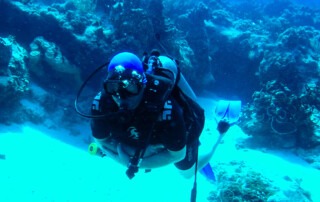 scuba dive blue nammu hat