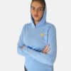 Women Sun Protective Swim Shirt with Hoodie