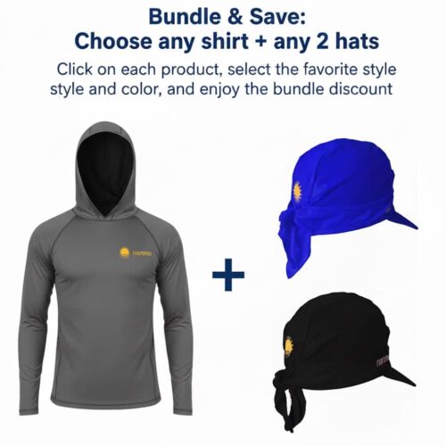 nammu swim hats bundle - buy and sabe - shirt + 2 hats