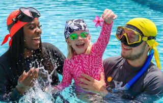 nammu sun protctive swim hat for fa,ily in water active fun