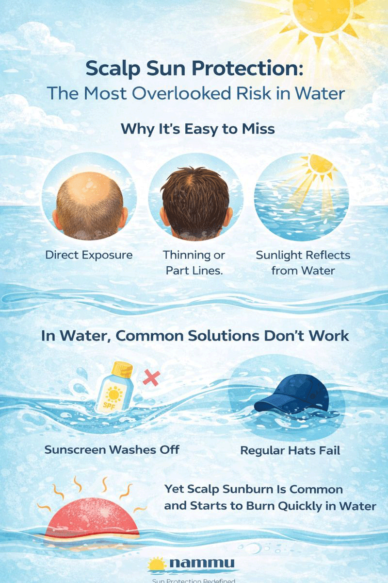 sun-protection-scalp Scalp Sun Protection: The Most Overlooked Risk in Water